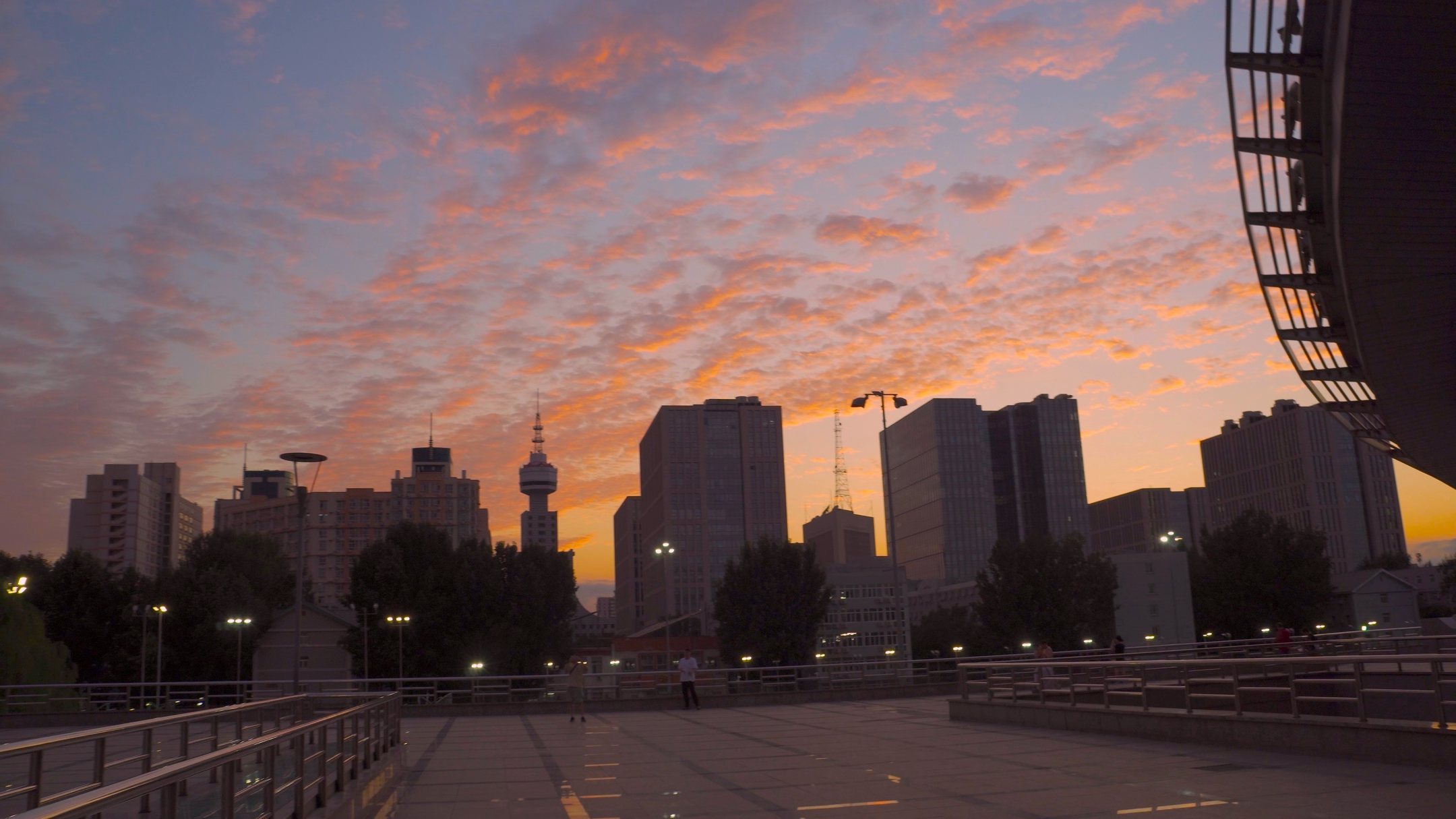 在北理看的最后一次晚霞 @20250720